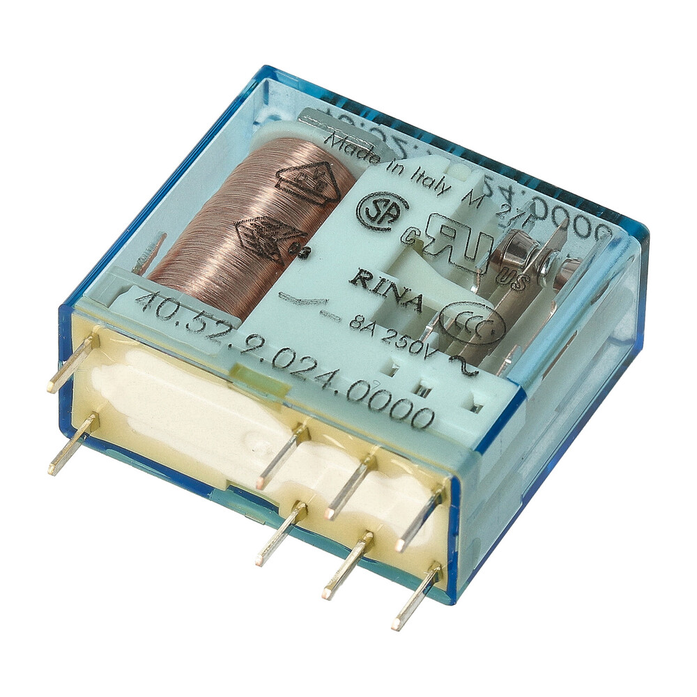 Finder 40.52 PCB Relay 2CO 8A 24VDC - 40.52.9.024.0000