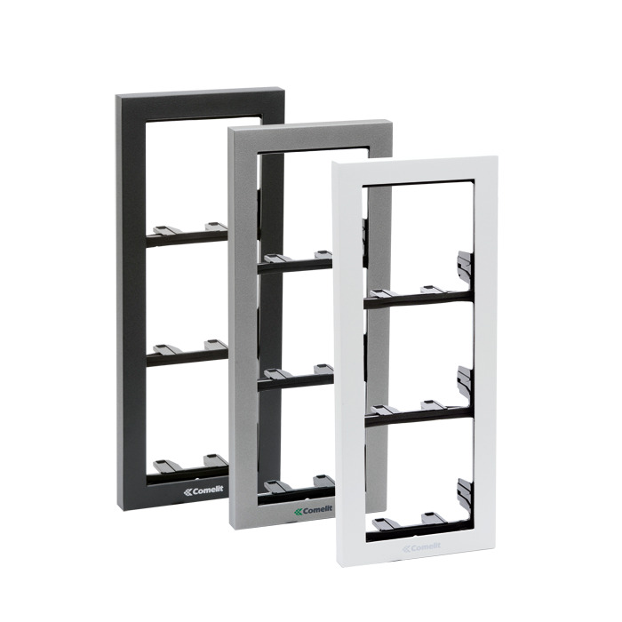Comelit 3-Module Aluminium Frame Voor Powercom Ikall - 3311/3A