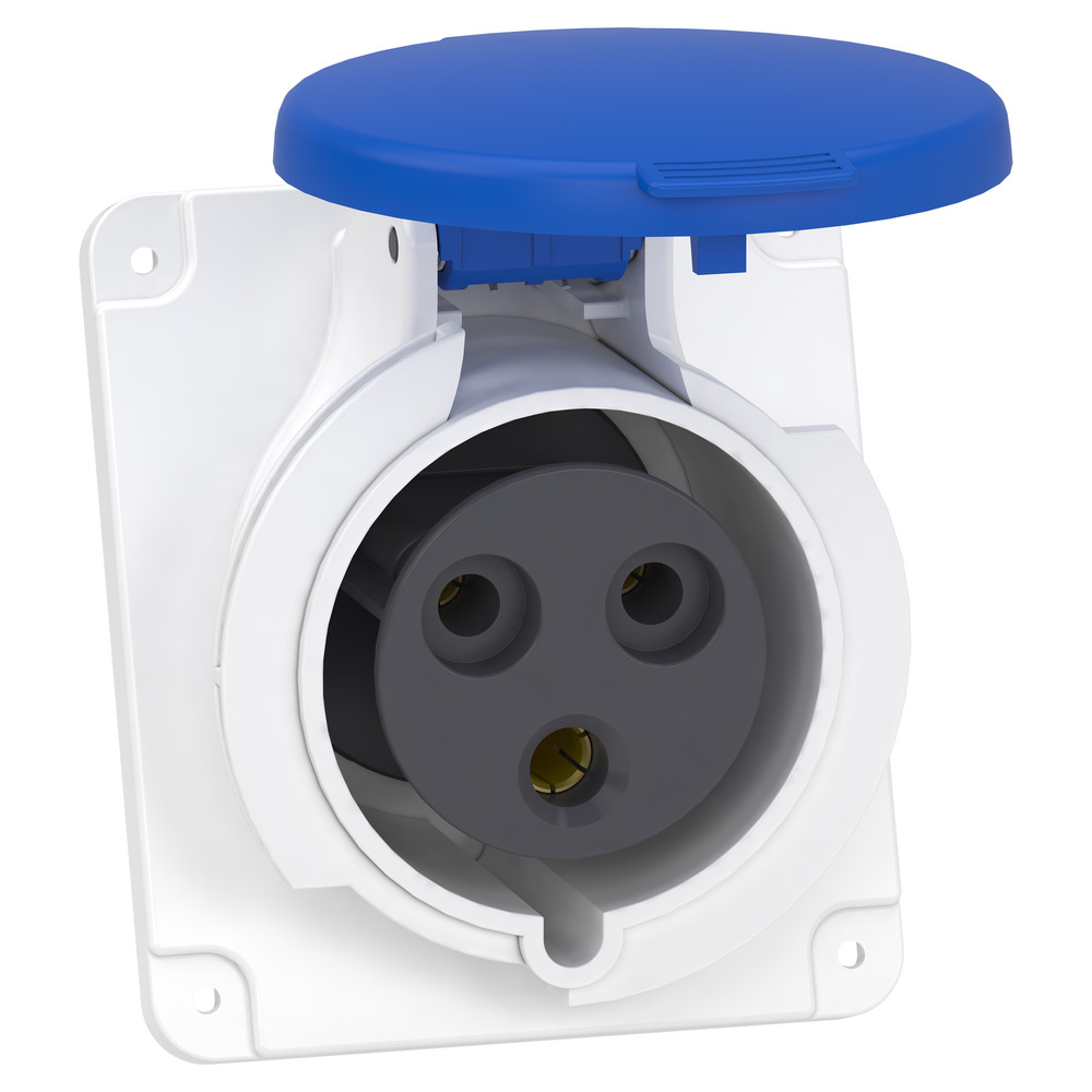 Schneider PratiKa 32A IP44 Hoekpaneel Stopcontact - PKF32F423