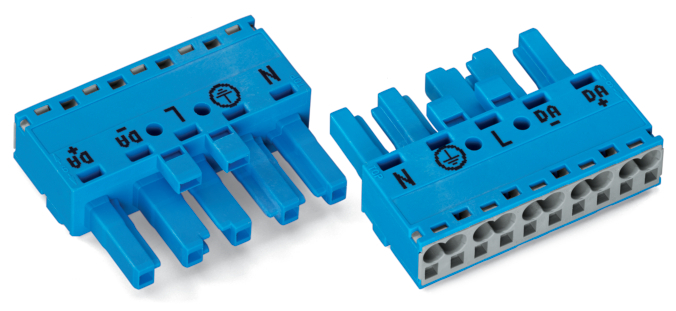 Wago 770-1105 5-Poorts Vrouwelijke Socket Met Trekontlasting - 770-1105