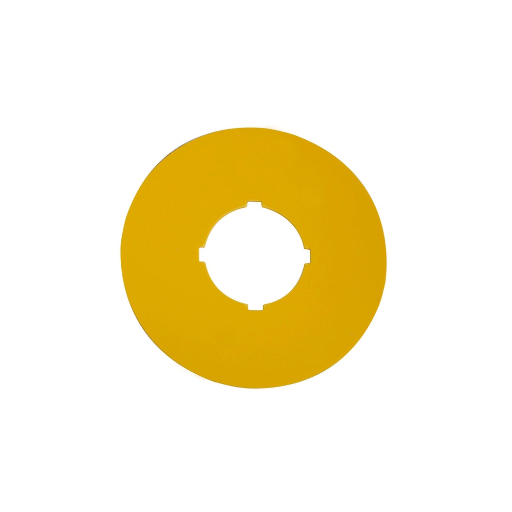 Eaton M22-XBK Round Emergency Stop Label Yellow - 269580