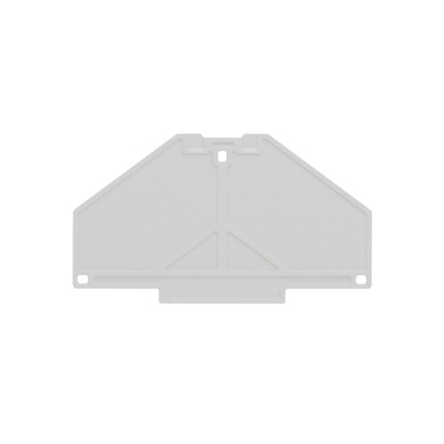Plaque D'Extrémité Du Bloc De Bornes 70mm X 3mm Gris - 1211450000 [10 Pièces]