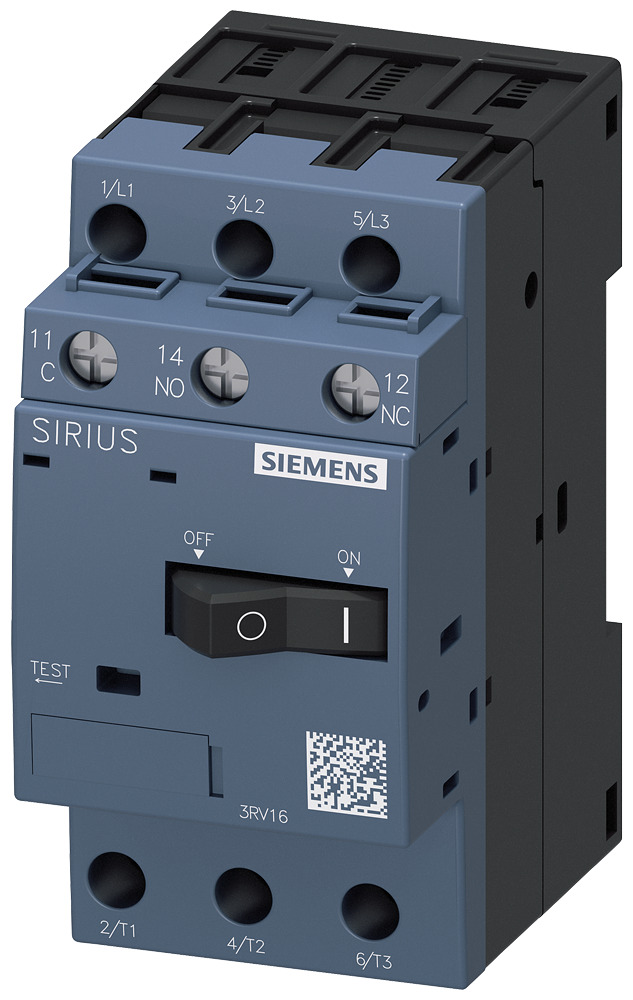 Siemens S00 3A Transformador De Voltaje Interruptor Automático - 3RV16111DG14