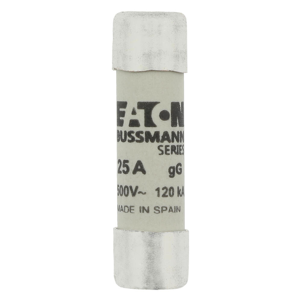 Fusible Cylindrique Basse Tension 25A 500V AC 10x38mm IEC - C10G25