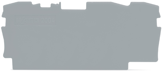 WAGO TopJob S End And Intermediate Plate 1mm Gray - 2004-1391