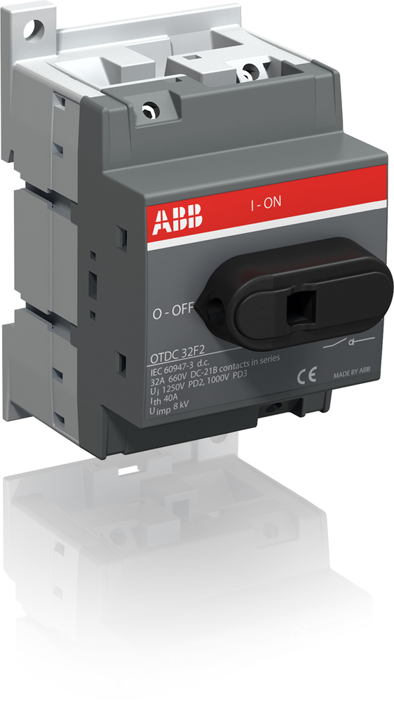 ABB OTDC32F2 CC Interrupteur Déconnecteur 32A 660V 2P - 1SCA121456R1001