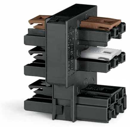 WAGO 770-638 3-Pool Verdeelconnector Schakelaar - 770-638