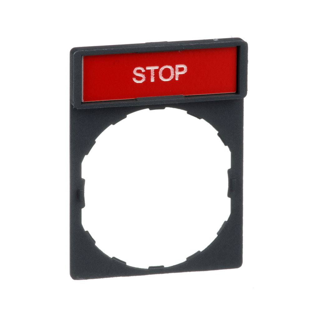 Schneider Electric Harmony ZBY2304 Support D'étiquette D'arrêt 22mm - ZBY2304