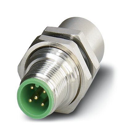 M12 5-Pin Sensor Actuator Panel Mount Connector - 1551671