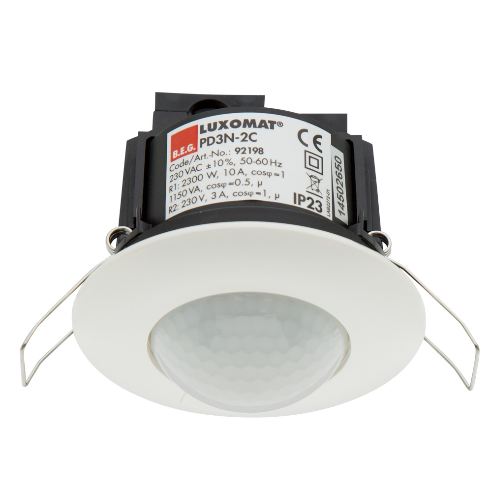 BEG Luxomat PD3N Ceiling Motion Sensor 10M Range - 92198