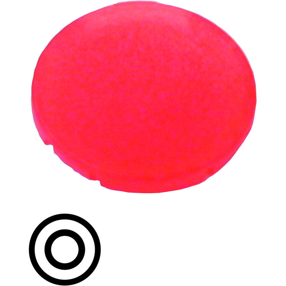 Eaton M22 Rmq-Titan Rode Knop Lens Met Stop Symbool - 218159