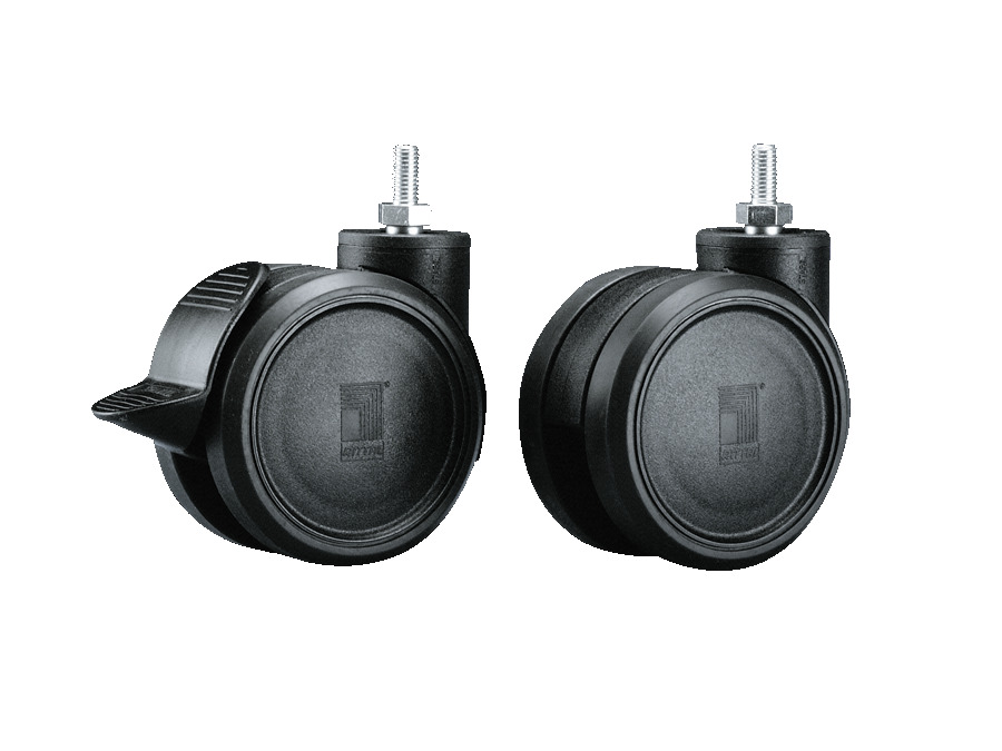 Rittal Schwerlast Doppelrollen Set 120kg M12 - 7495000