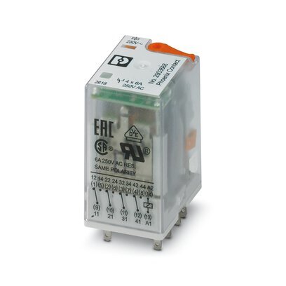 Phoenix Contact 4-Pole Industrial Power Relay 230VAC - 2903688