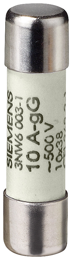 Siemens 500V 0.5A Fusible Cilíndrico 10x38mm - 3NW60001