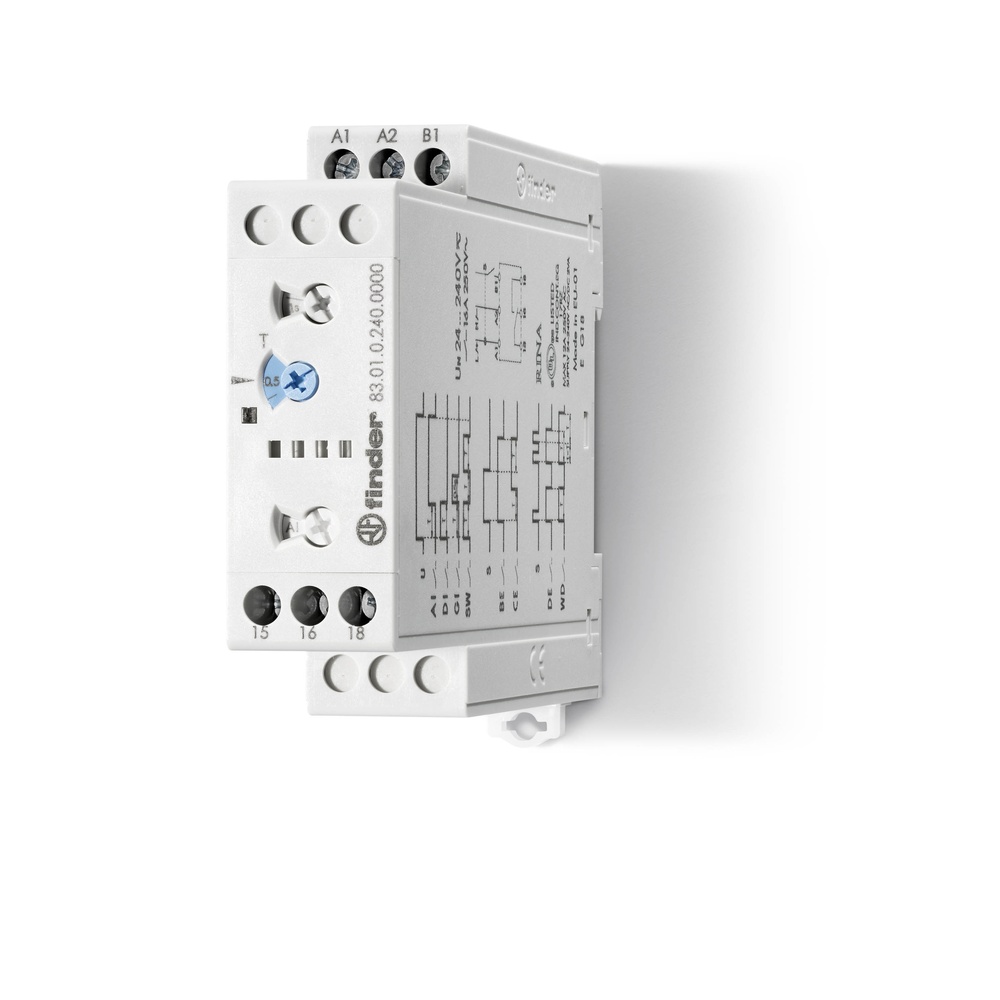 Finder 83 Série Relais Minuteur Multifonction 16A 24-240V - 83.01.0.240.0000