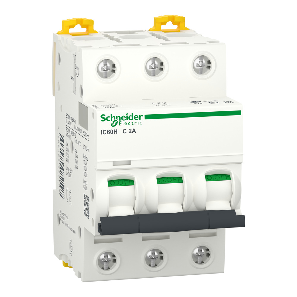 Schneider Electric IC60H 3P C2A Disjoncteur - A9F84302