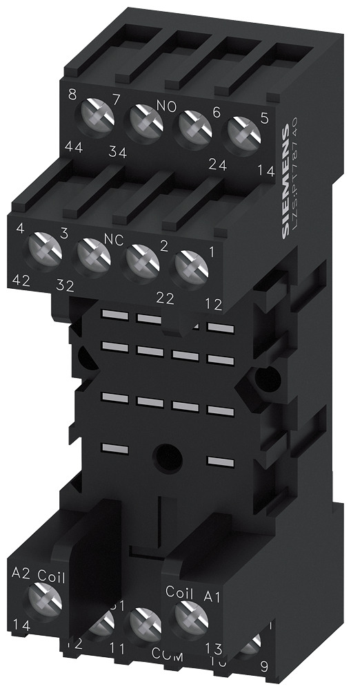 Siemens PT Relais Socket 4 Omschakeling Contacten - LZS:PT78740