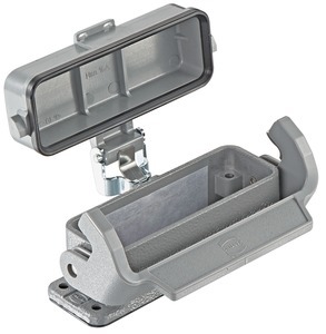 Han 16A Bulkhead Mount Housing With Thermoplastic Cover - 09200160321