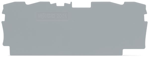 WAGO TOPJOB-S Fin Y Placa Intermedia 1mm Gris - 2004-1491