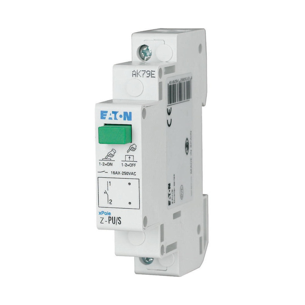 Eaton Z-PU/S 16A Interrupteur À Bouton Poussoir Monopolaire - 276291
