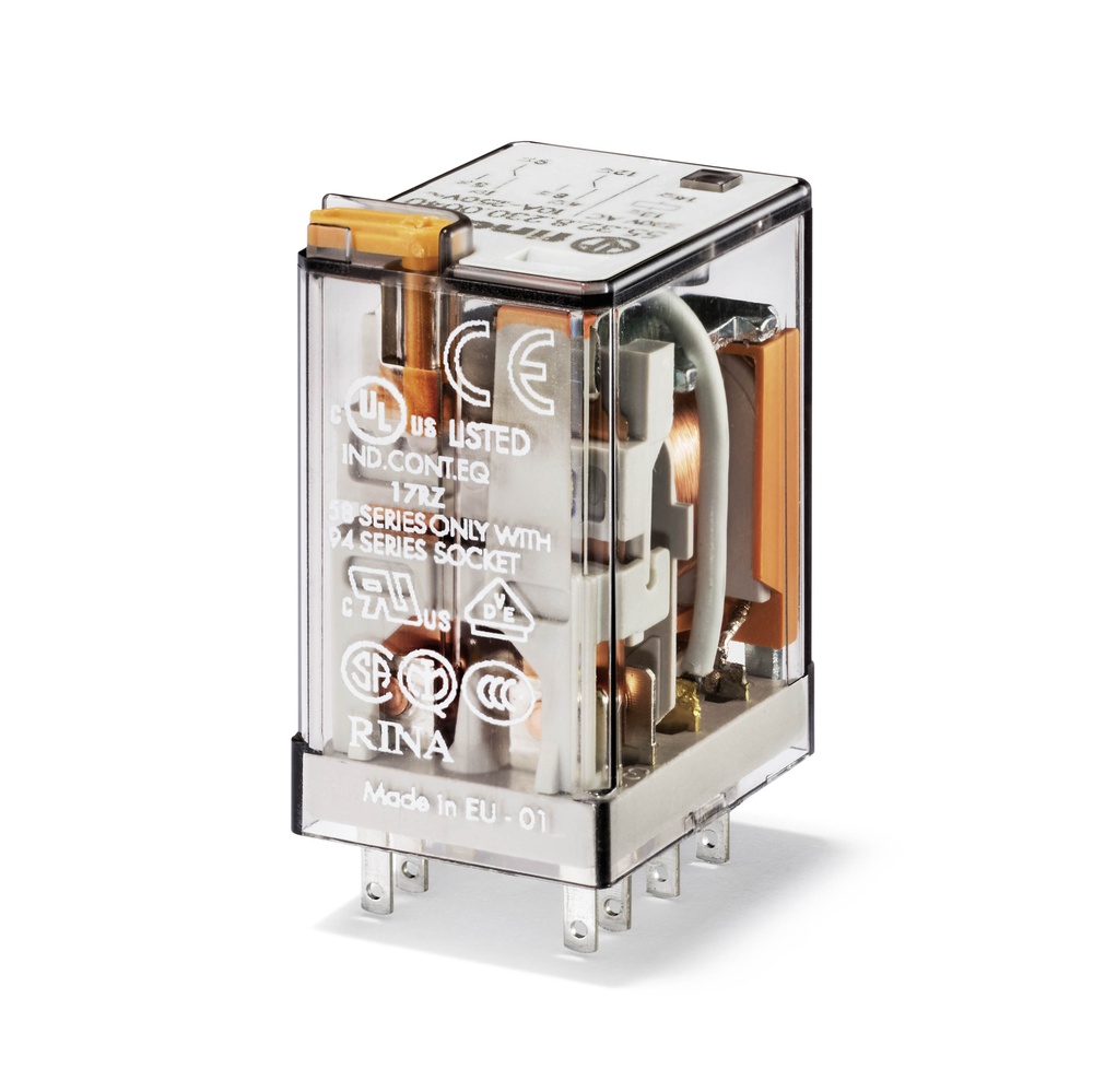 Finder 55.32 Dubbele CO Industriële Relais 10A 230VAC - 55.32.8.230.0040