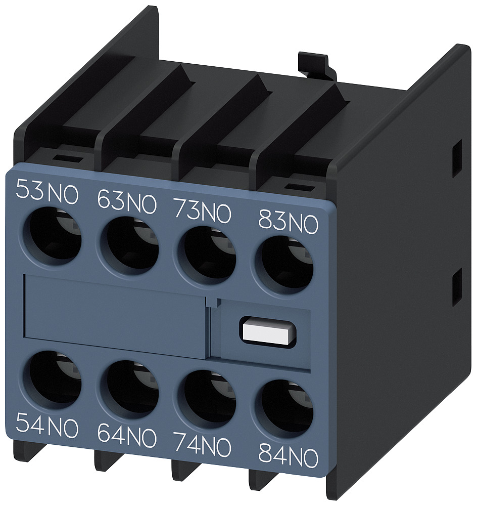 Siemens 3RH2911 4NO Hulp Schakelblok - 3RH29111XA400MA0