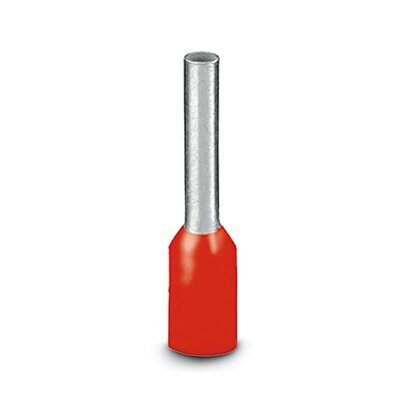Phoenix Contact Rode Ferrule 1mm² 8mm Mouw - 3200904 [1000 Stukken]