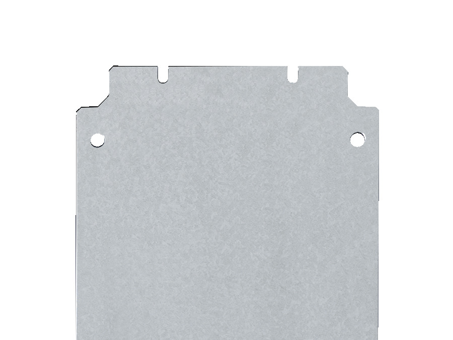 Rittal KL 1564700 Zinc Plated Steel Mounting Plate - 1564700