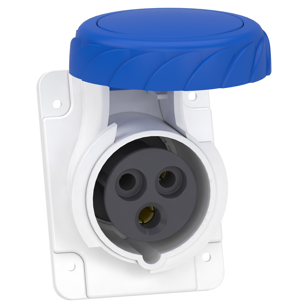 Schneider PratiKa Fast 16A IP67 Prise De Panneau Angulaire - PKY16F723