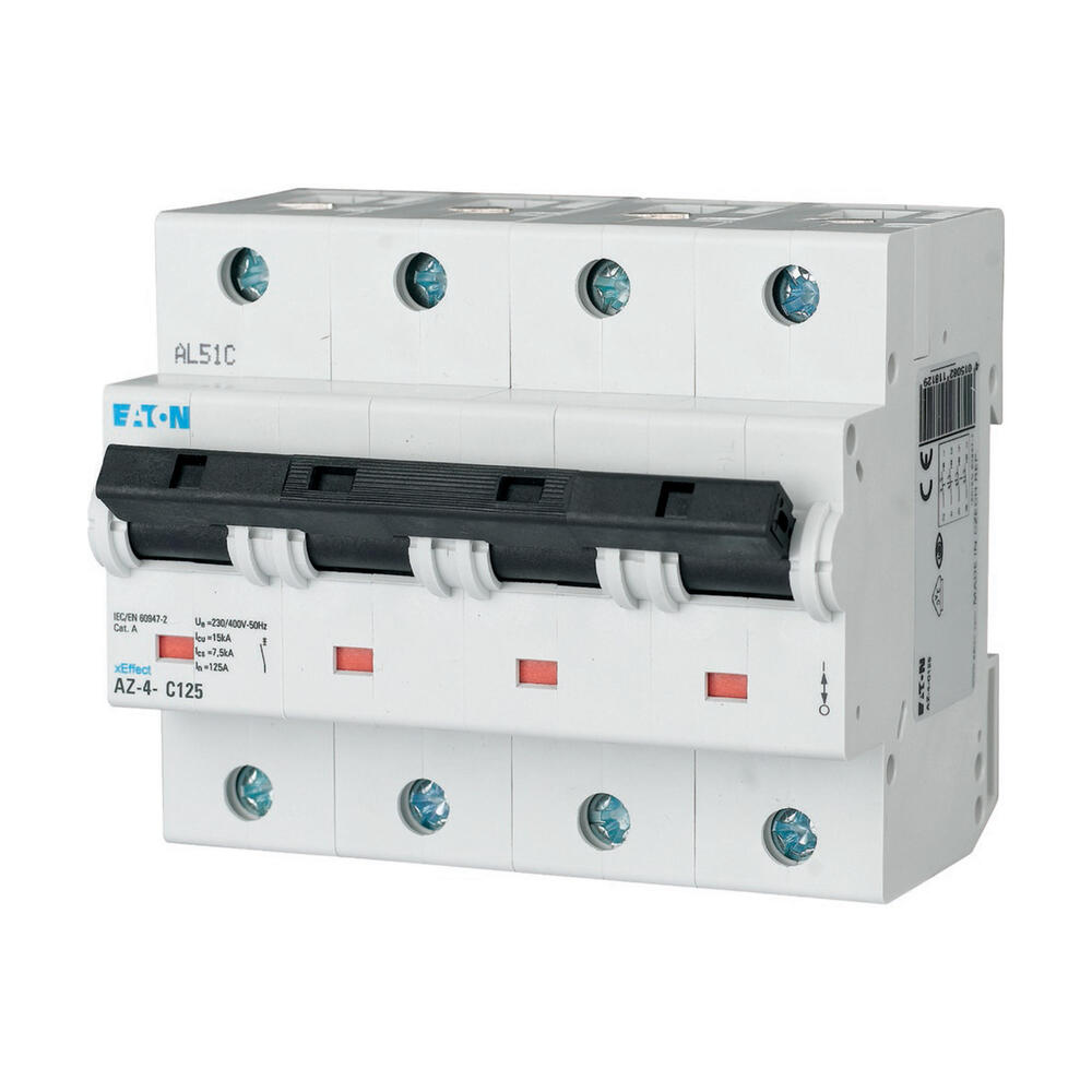 Eaton AZ-4-C125 Interruptor Automático MCB De 4 Polos 125A - 211812