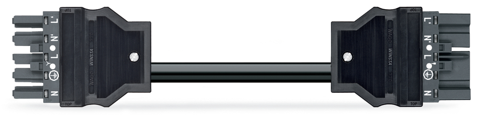 Wago Vooraf Geassembleerde 5-Poolse Kabel 3M Donkergrijs - 771-8985/007-303