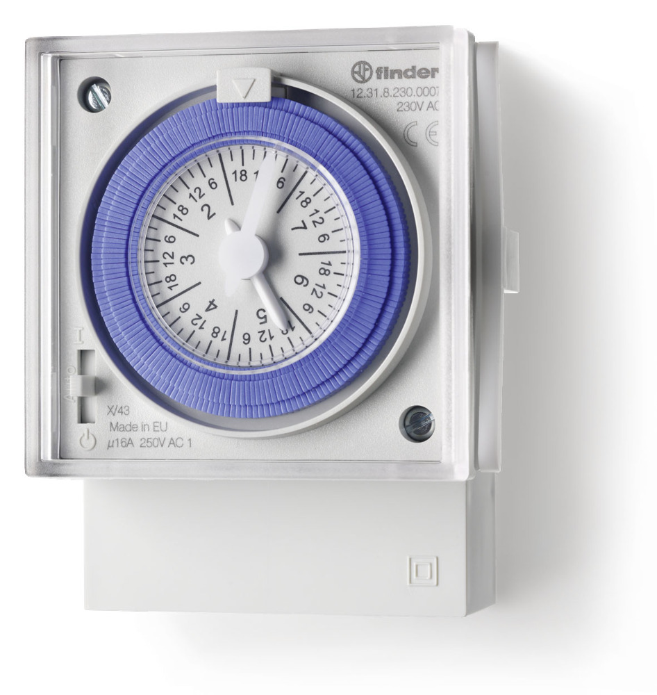 Finder 72Mm Wöchentlicher Timer Schalter 16A 230Vac - 12.31.8.230.0007