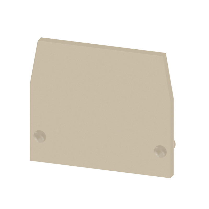 Eindplaat Aansluitblok Bescherming 22,5 X 1,5 Mm Beige - 0340560000