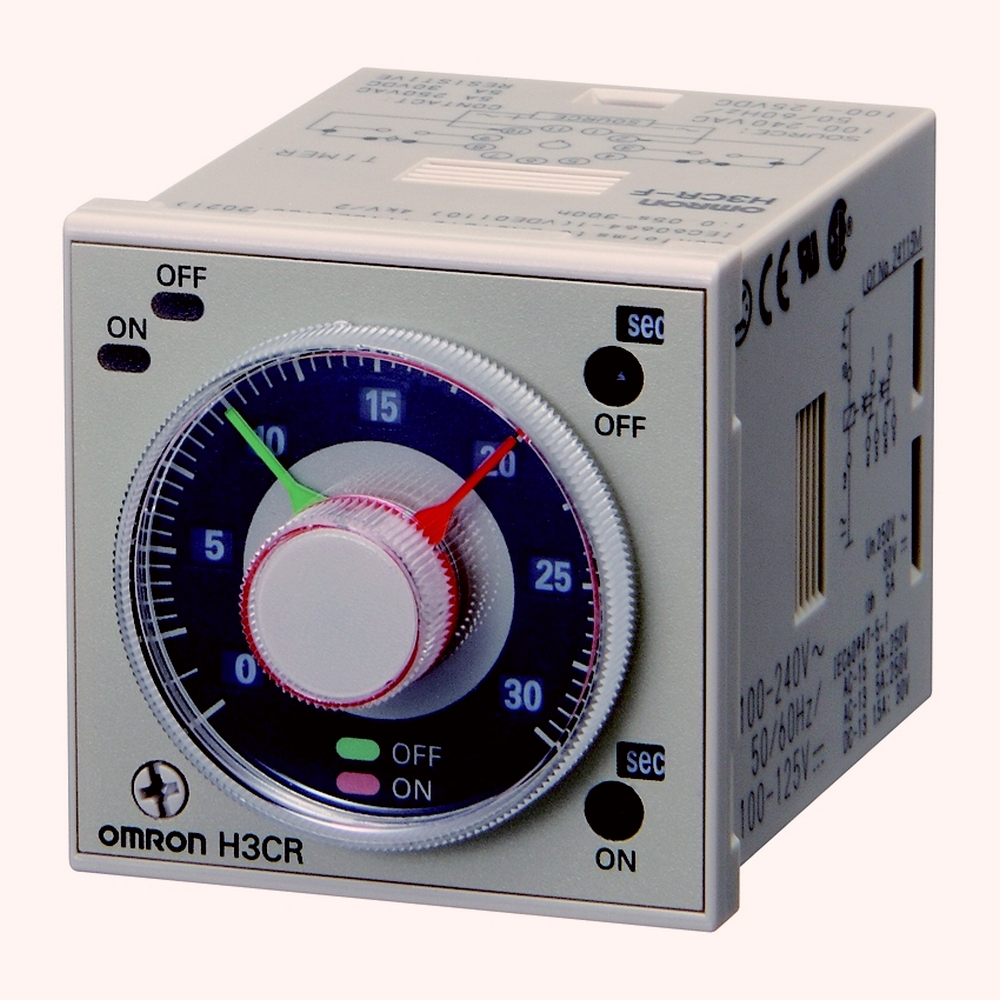 Omron H3CR-F8 Relé De Temporizador Doble 100-240V CA/CC - H3CR8003C