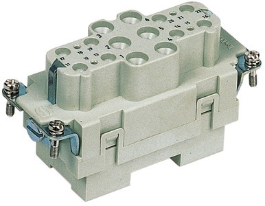 Harting 18-Contact Vrouwelijke Stroominvoeging 40A - 09380182701