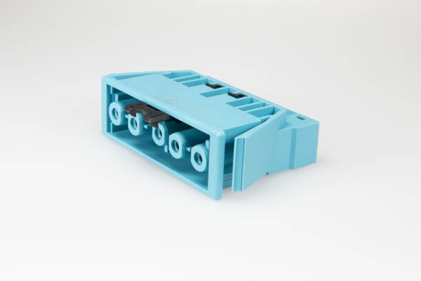 5 Polige Vrouwelijke DALI Chassis Connector Pastel Blauw - 1698P5V