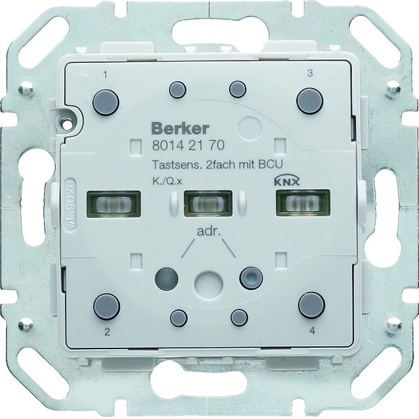 Hager Module À Bouton Poussoir 2 Voies Avec Unité De Couplage Bus - 80142170