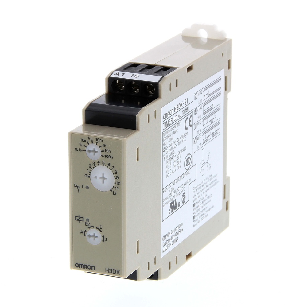 Omron H3DK-S1 Multirange Timer Modul 24-240V - H3DK6003D
