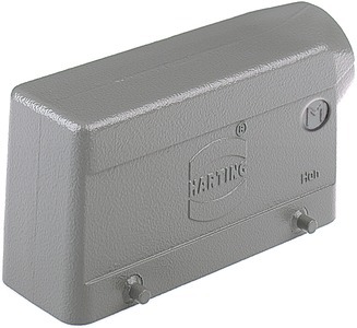 Harting Han 24B Side Entry Industrial Power Connector Hood - 19300241521