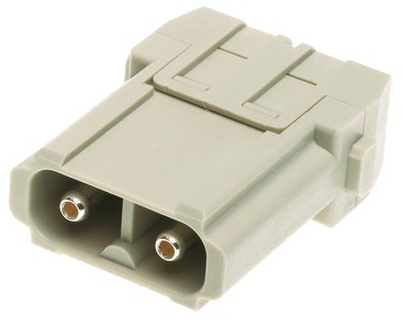 Harting Han 40A Männlicher Modularer Kontakt-Einsatz 2P - 09140022601