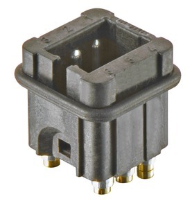Conector Macho Harting De 6 Pines Con Terminación A Tornillo - 09700062616