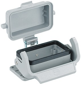 Harting Han 10B Base Panel Mount Connector Housing - 09300100303