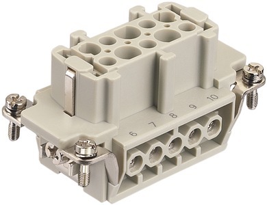 Harting Han E 10-Positie Vrouwelijke Invoegconnector - 09330102701