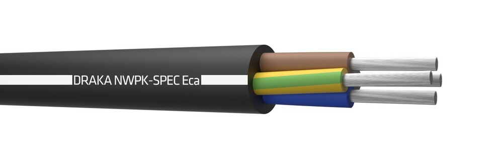 Draka Haute Résistance Câble Néoprène 4G2.5mm² Eca Classe - 820744