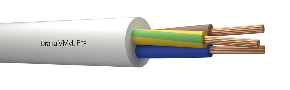 Draka VMVL 3G2.5 Class 5 Flexible Vinyl Power Cable - 803876 [100 Meters]