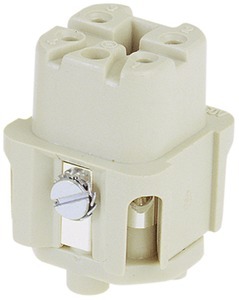 Harting Han A 4-Pole Female Insert Connector 10A - 09200042711