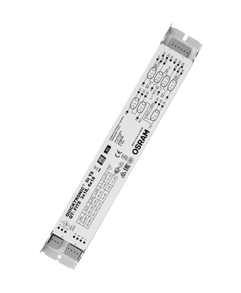 OSRAM Quicktronic QT-FIT8 3x18W 4x18W Balasto Electrónico - 4008321294302