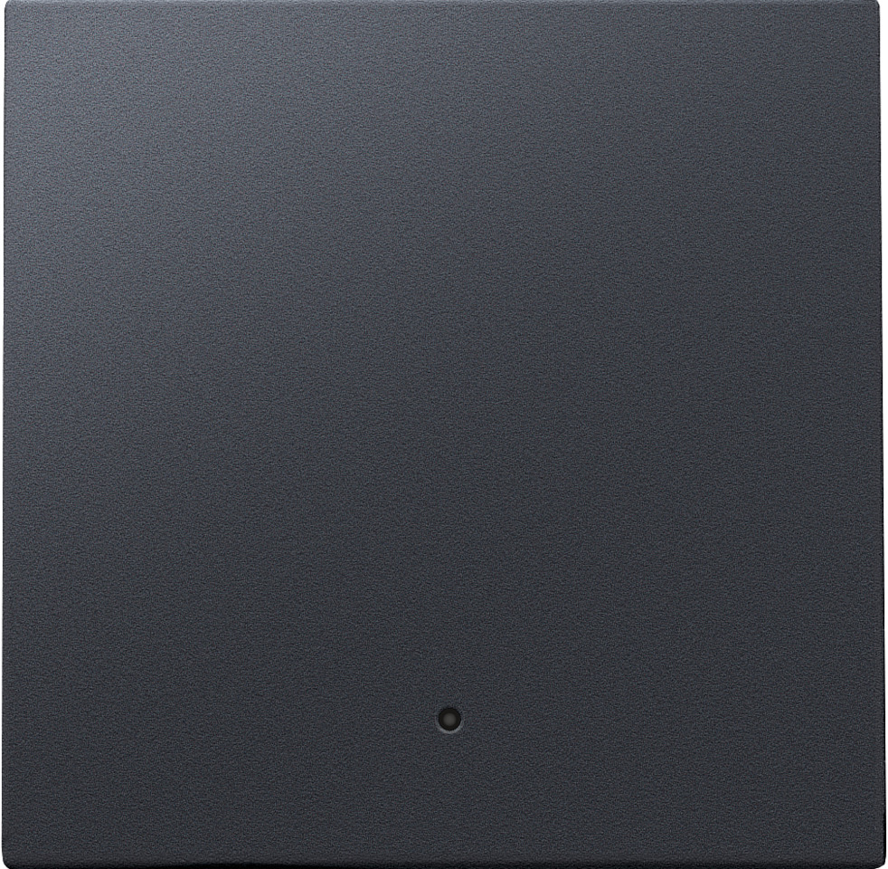 Niko Intense Electronic Switch Cover Plate With Lens Anthracite - 122-32002