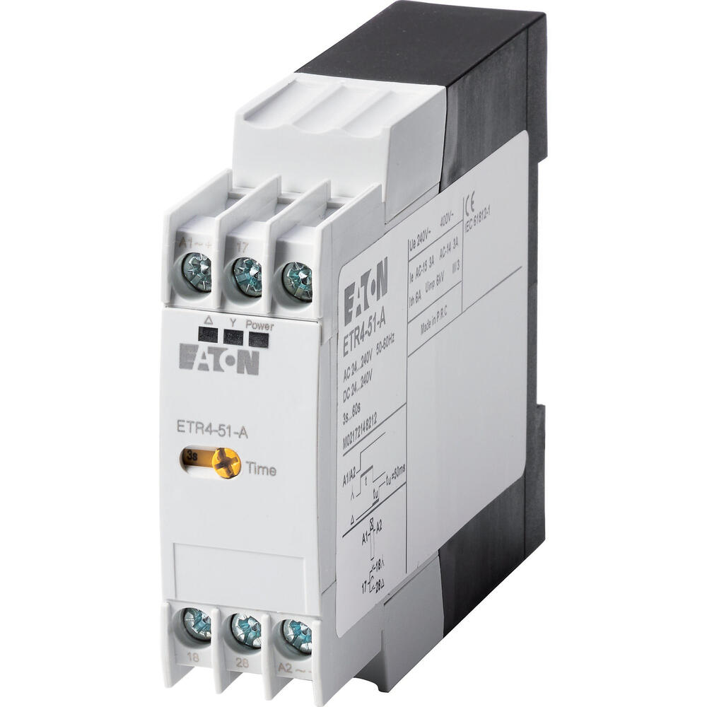 Eaton ETR4-51-A Stern-Dreieck Timer Relais 24-240V AC/DC - 031884