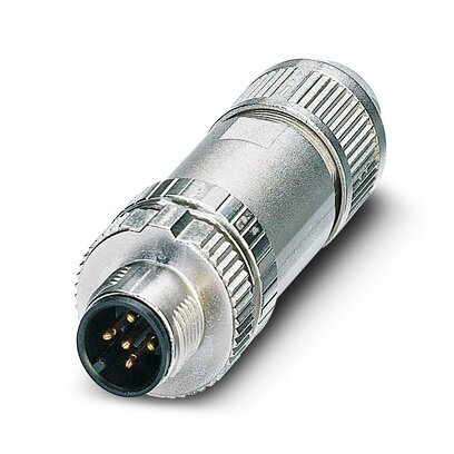 M12 5-polig Geschirmter Universeller Stecker Mit Druckverschluss - 1424658